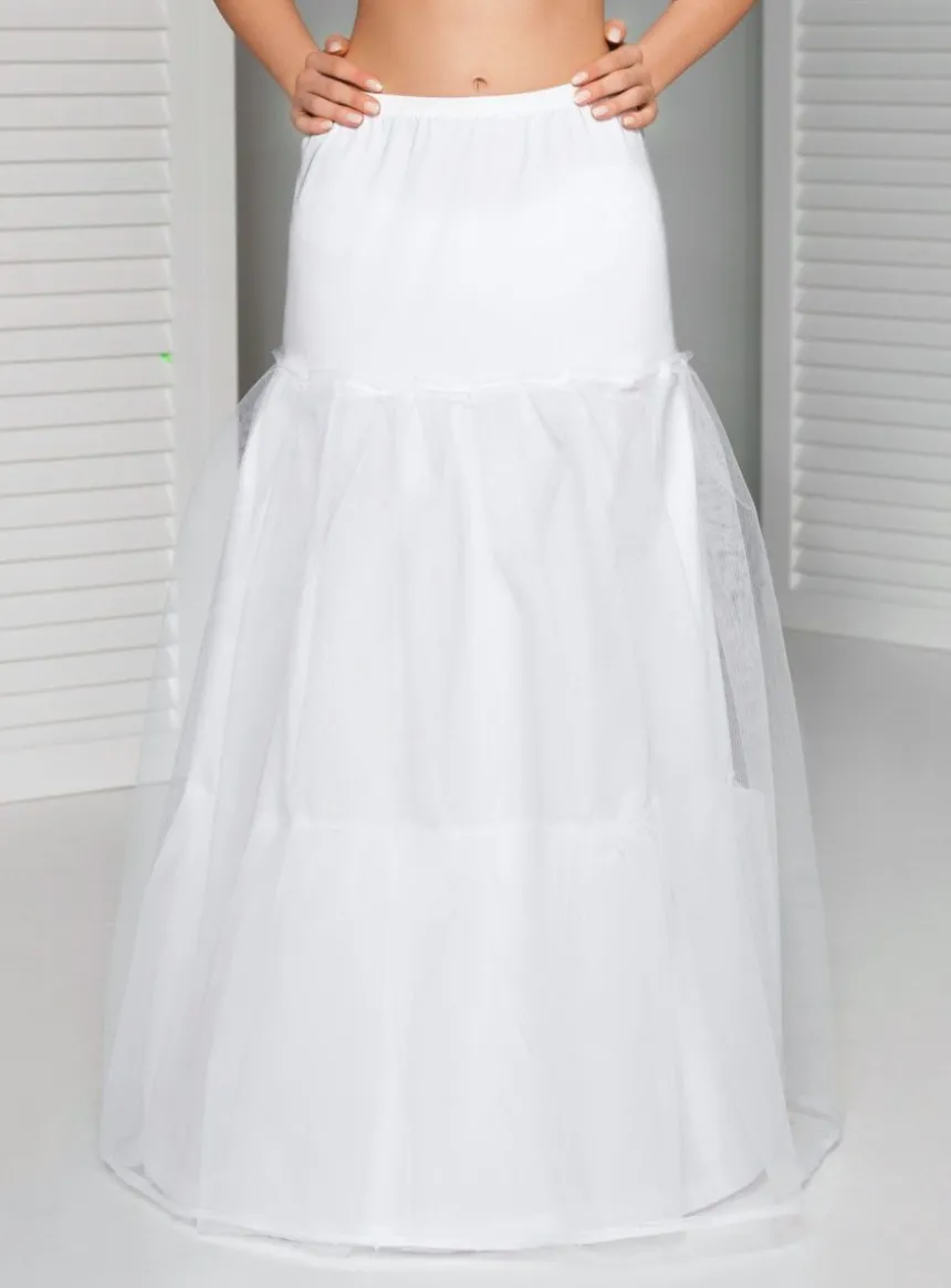 Jupon mariage évasé hanche 1 cerceau circonférence 190cm
