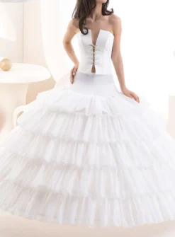 Jupon robe de mariée princesse volume