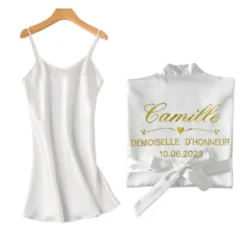 Kimono + nuisette mariage - Personnalisable