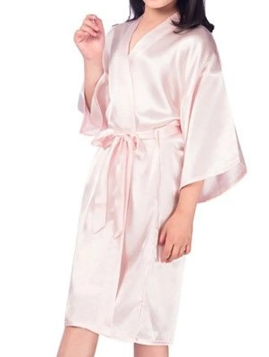 kimono satin enfant mariage - Personnalisable