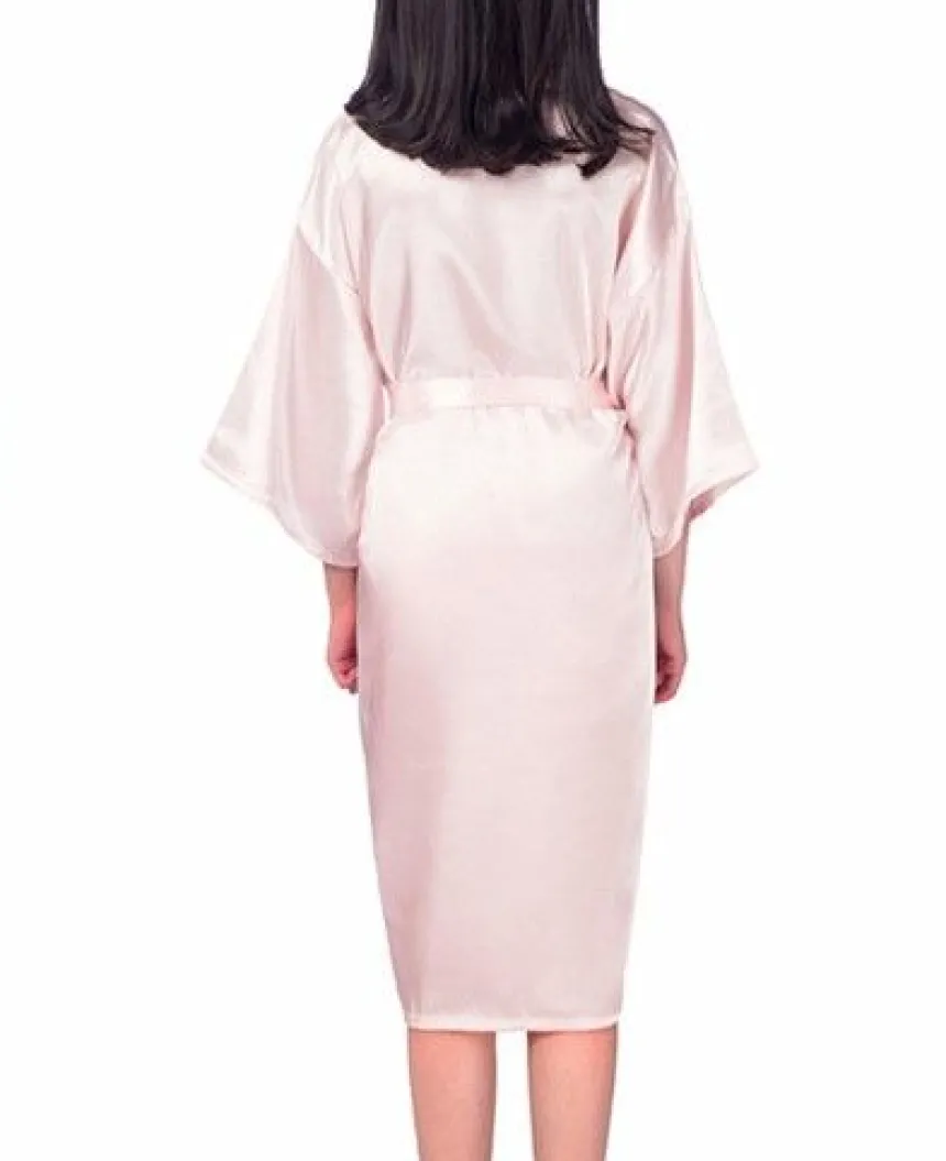 kimono satin enfant mariage - Personnalisable