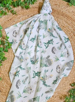 Lange bébé Jungle tropicale Blanc
