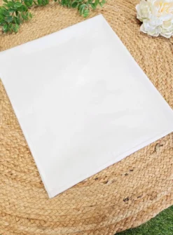 Lange flanelle blanc Blanc