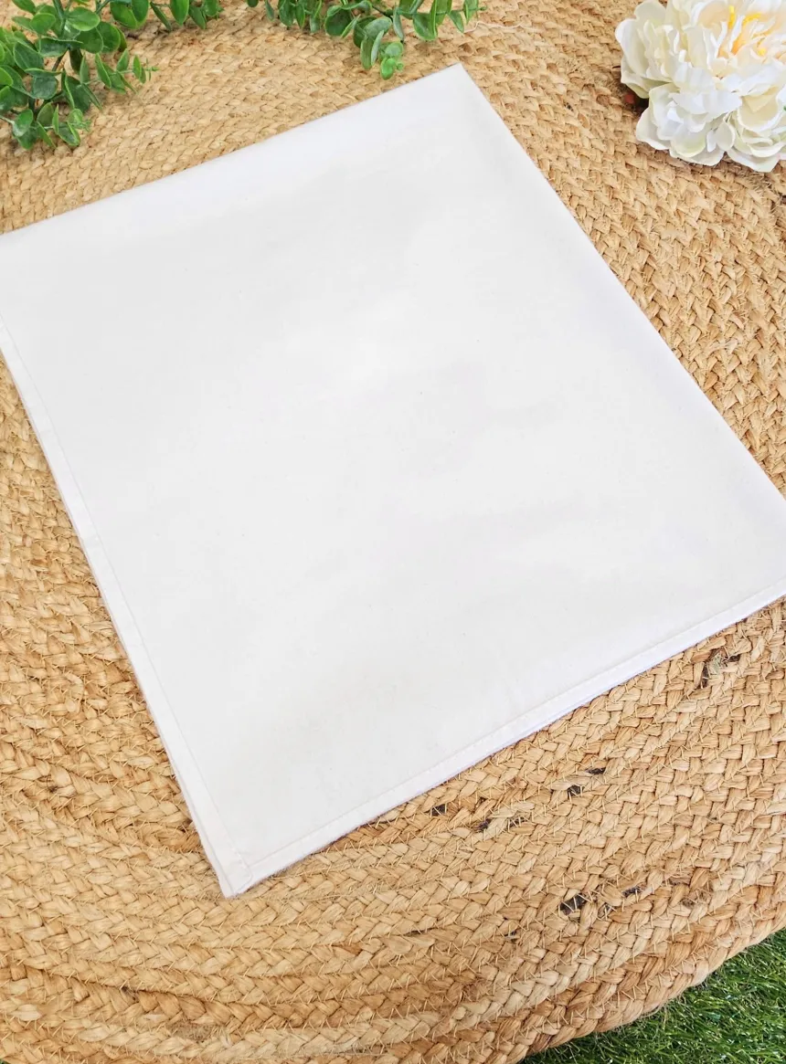 Lange flanelle blanc Blanc