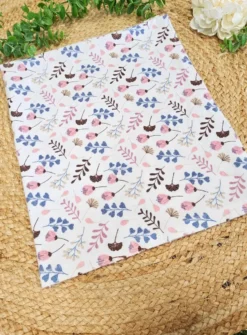 Lange flanelle de coton petites fleurs