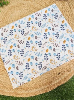 Lange flanelle de coton petites fleurs