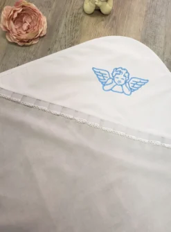 Linge lange blanc Ange et personnalisable
