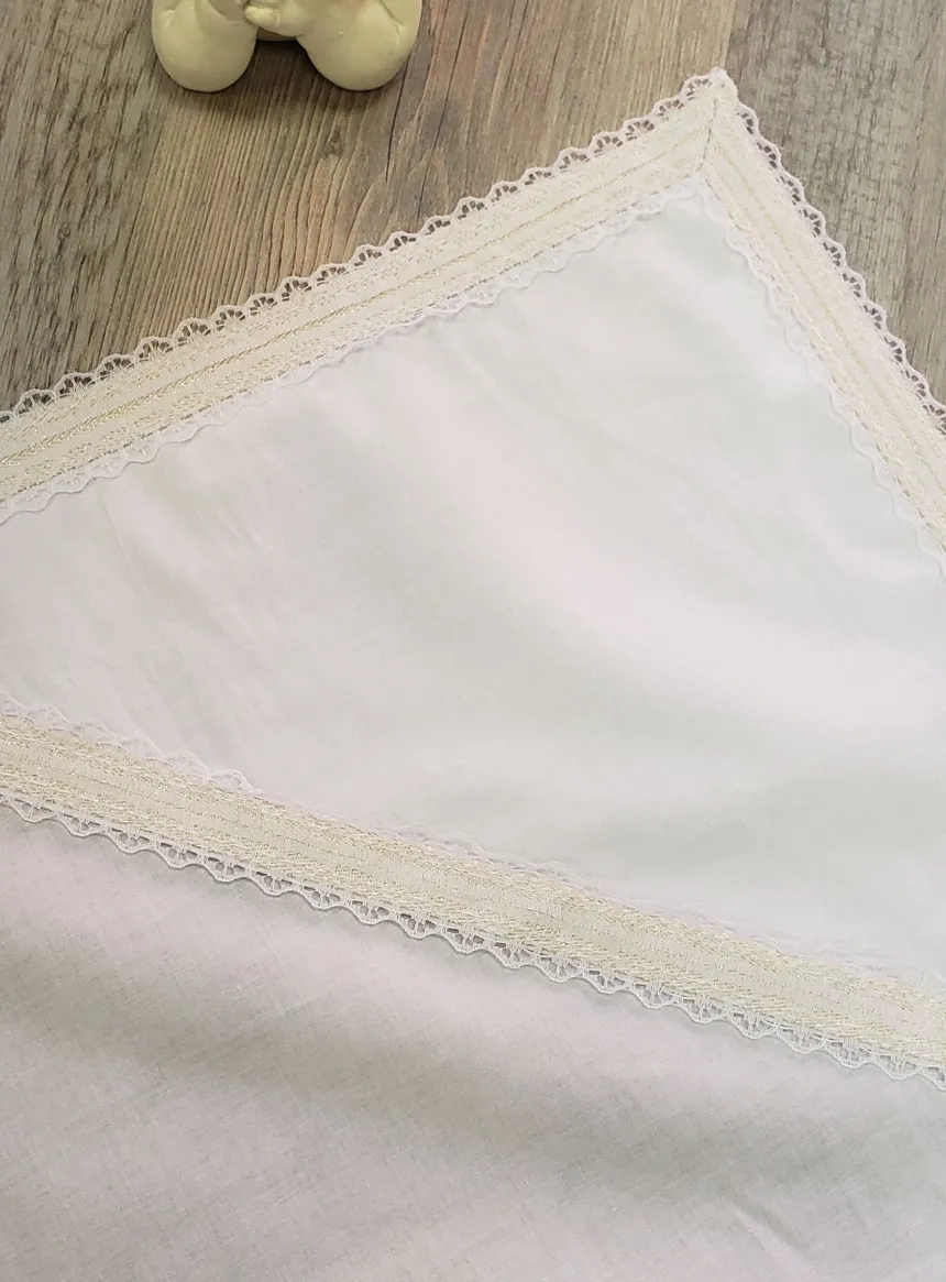 Linge lange carré galon or Joseph Blanc