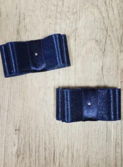 Lot de 2 noeuds satin droits et plats