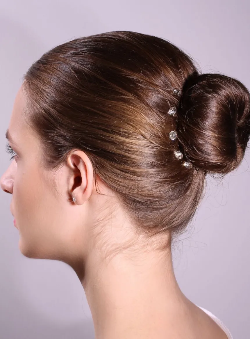 Lot de 5 pics à cheveux strass