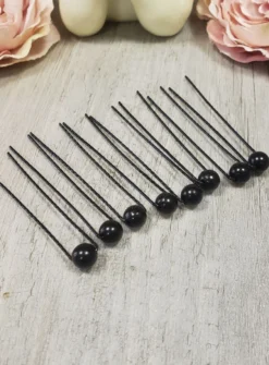 Lot de 8-10 Pics épingles à cheveux perle