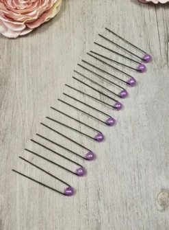 Lot de 8-10 Pics épingles à cheveux perle