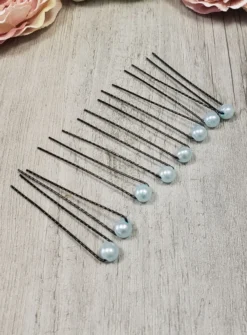 Lot de 8-10 Pics épingles à cheveux perle