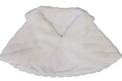 Manteau cape fourrure fille