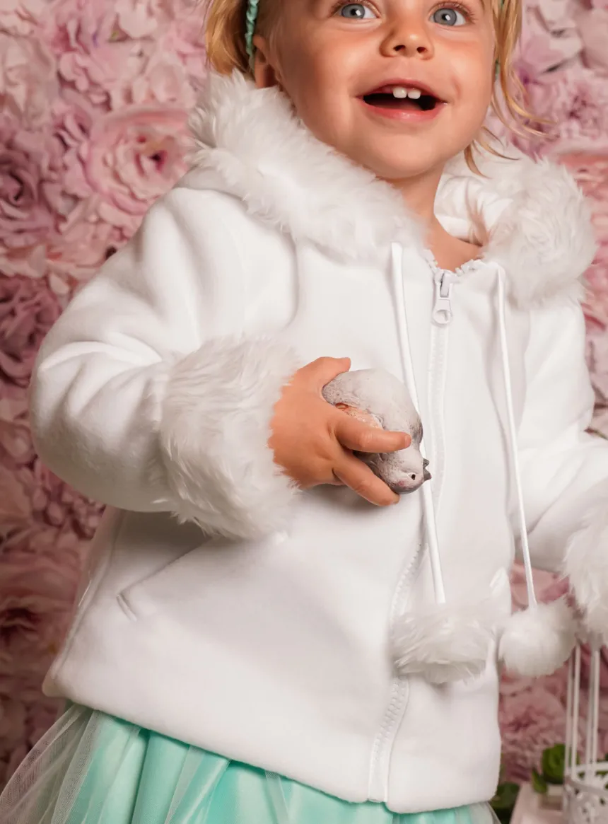 Manteau chaud bébé fille