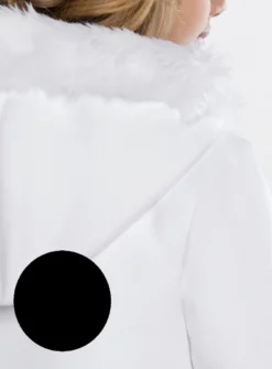 Manteau fille avec pompons