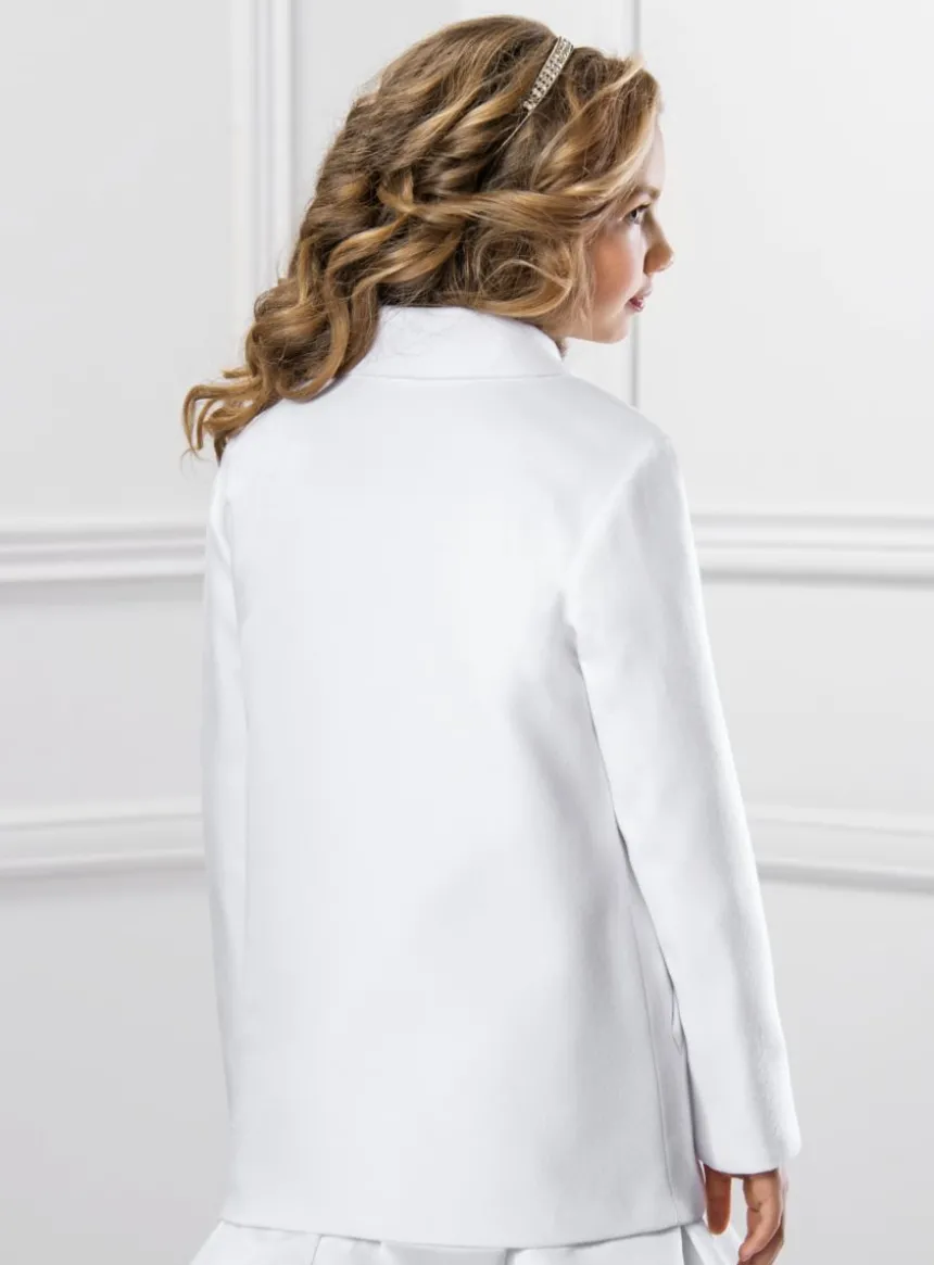 Manteau fille simple et élégant