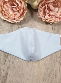 Masque enfant réversible bleu Bleu ciel