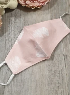 Masque enfant réversible rose Rose