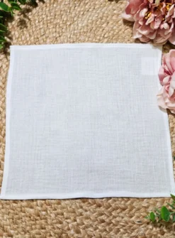 Mouchoir coton de gaze personnalisable
