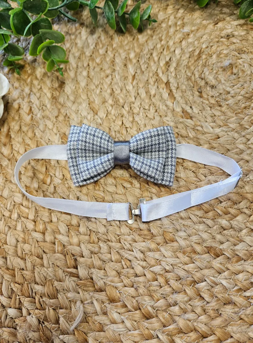 Noeud papillon enfant gris Gris