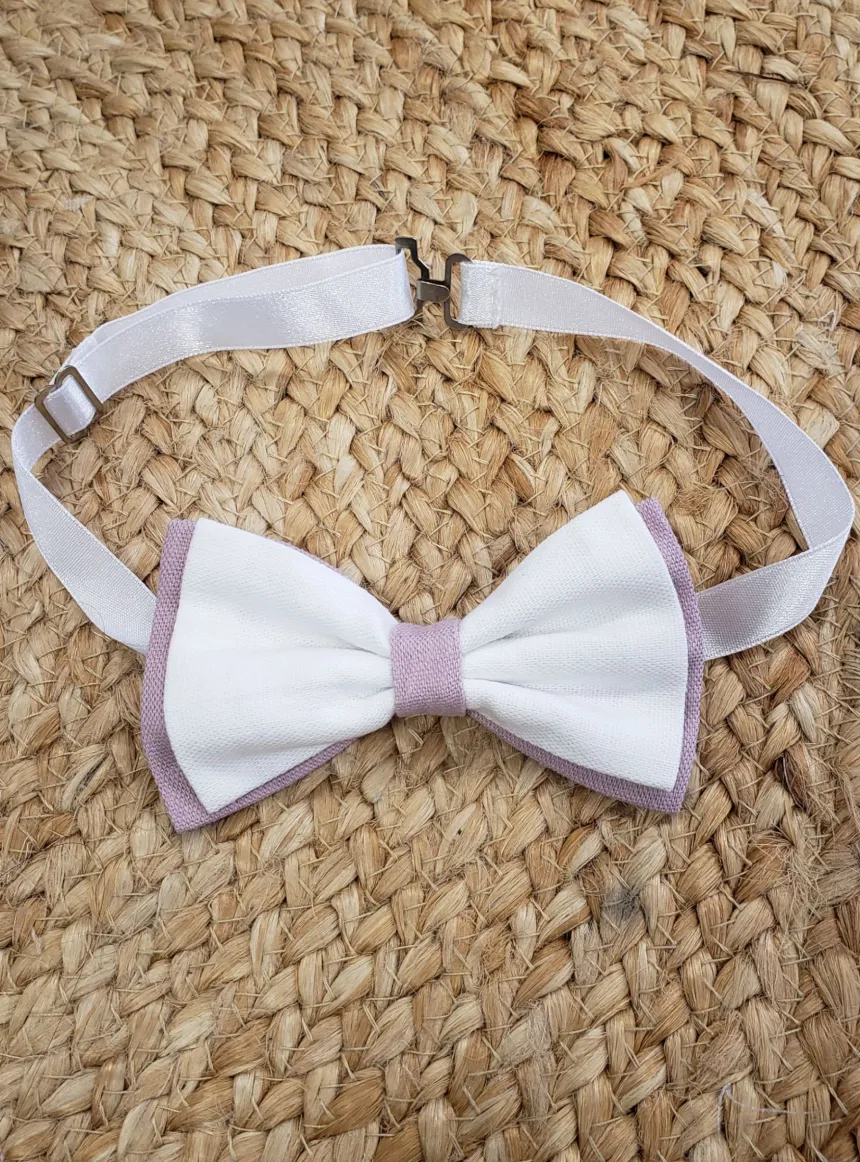 Noeud papillon lin garçon collection Noam