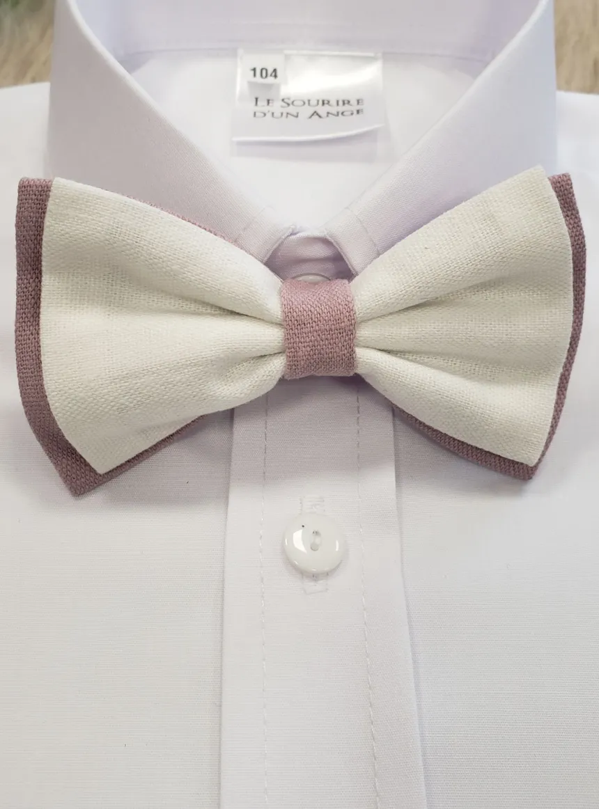 Noeud papillon lin garçon collection Noam