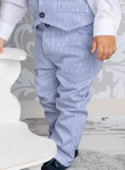 Pantalon bébé et petit garçon Johan bleu II