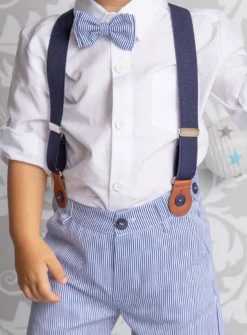 Pantalon bébé et petit garçon Johan bleu II
