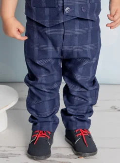Pantalon bébé et petit garçon Mario Bleu marine