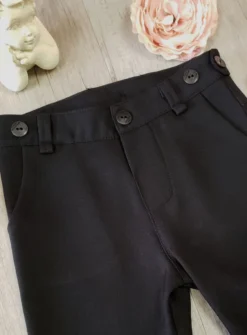Pantalon bébé et petit garçon noir Noir