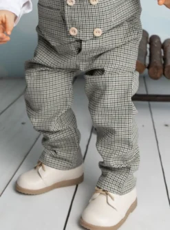 Pantalon bébé et petit garçon vintage Rafael II Marron