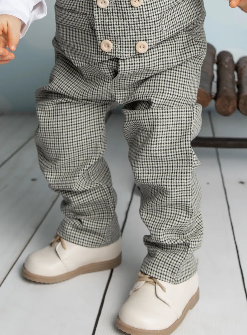 Pantalon bébé et petit garçon vintage Rafael II Marron