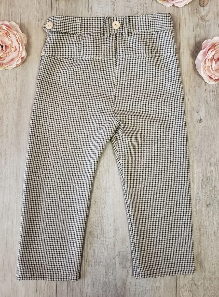 Pantalon bébé et petit garçon vintage Rafael II Marron