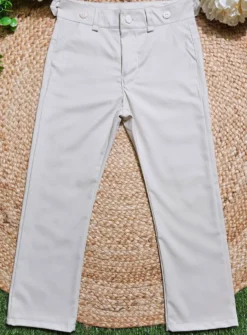 Pantalon beige garçon pour cérémonie