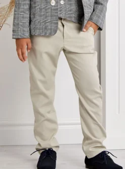 Pantalon beige garçon pour cérémonie