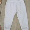 Pantalon coton bébé mixte Blanc