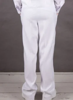 Pantalon garçon blanc Blanc