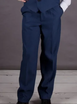 Pantalon garçon bleu marine Bleu marine