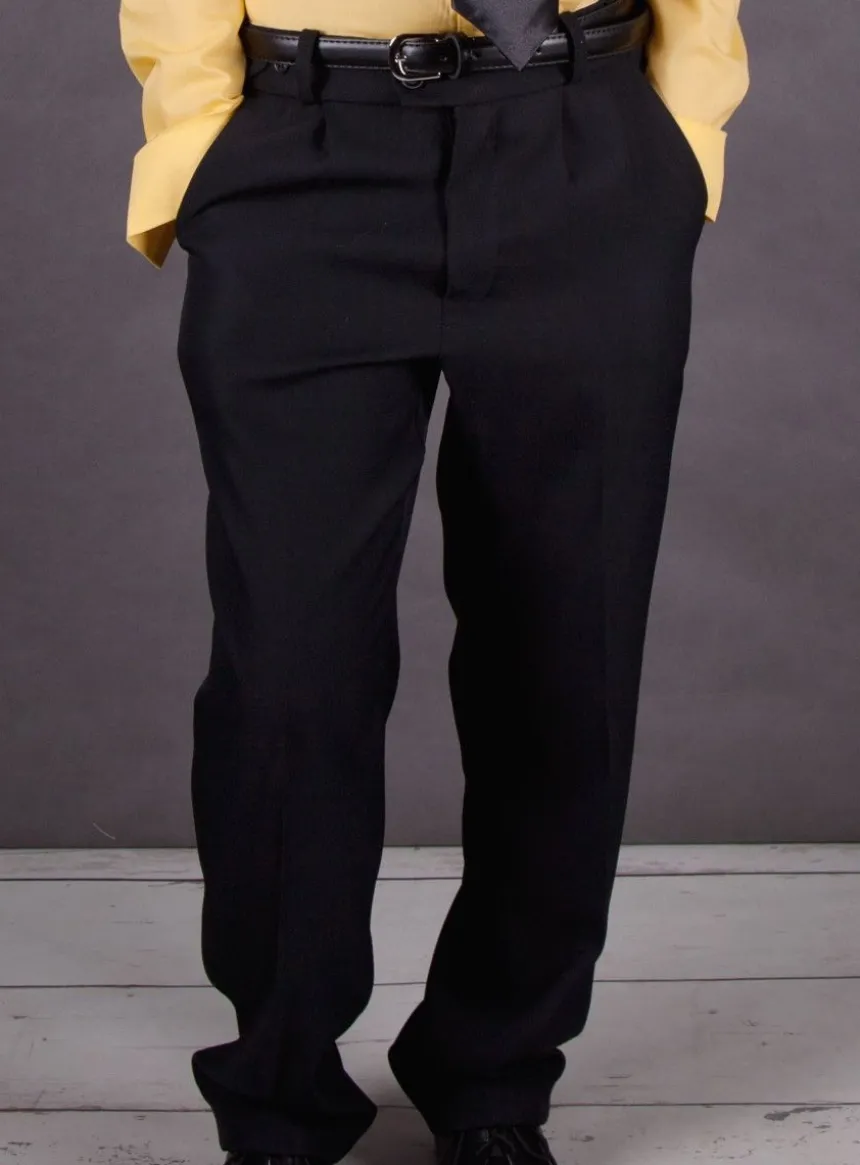 Pantalon habillé pour garçon noir