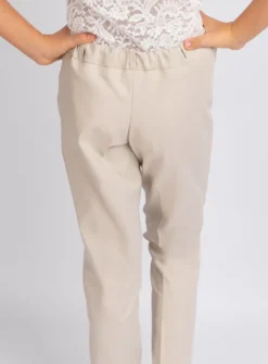 Pantalon lin beige fille