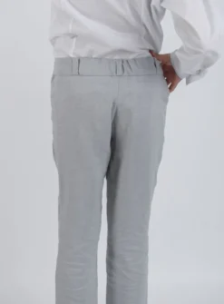 Pantalon lin gris fille