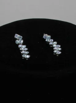 Parure collier + boucles strass