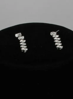 Parure collier + boucles strass
