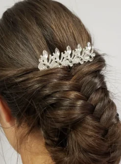 Peigne cheveux avec strass