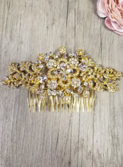 Peigne cheveux strass