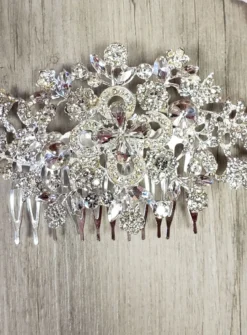 Peigne cheveux strass