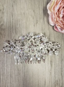 Peigne cheveux strass
