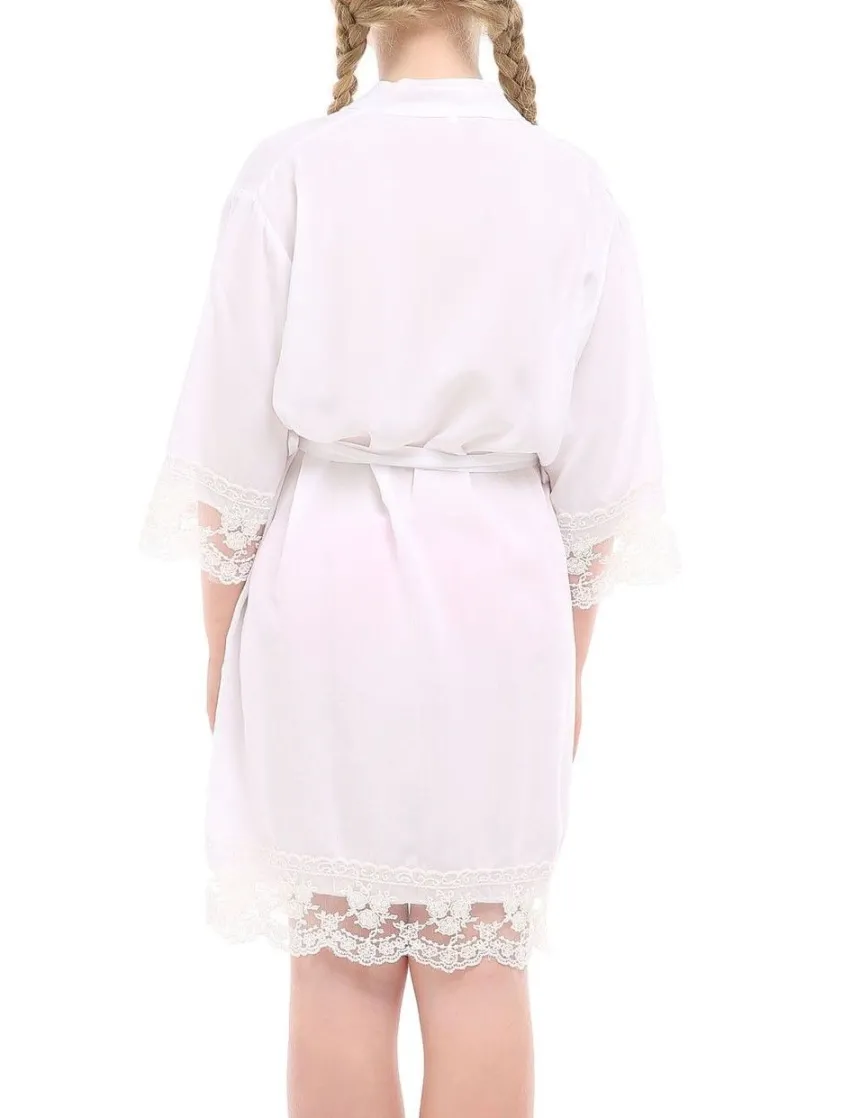 Peignoir mariage ou cérémonie pour enfant - Personnalisable