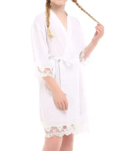 Peignoir mariage ou cérémonie pour enfant - Personnalisable